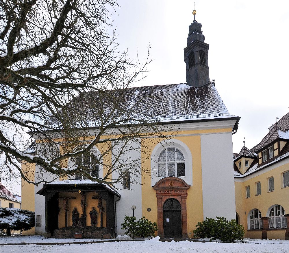 Ansicht der Stillakirche, außen