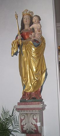 Bildnis Marienstatue mit Jesuskind in St.Jakobus