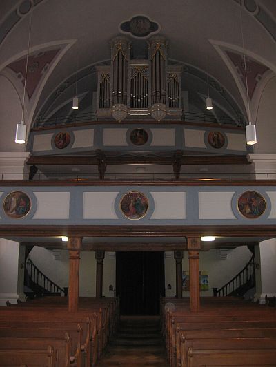 Ansicht der Orgel in St.Jakobus