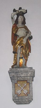 Bildnis des Hl. Sebastian in St.Jakobus