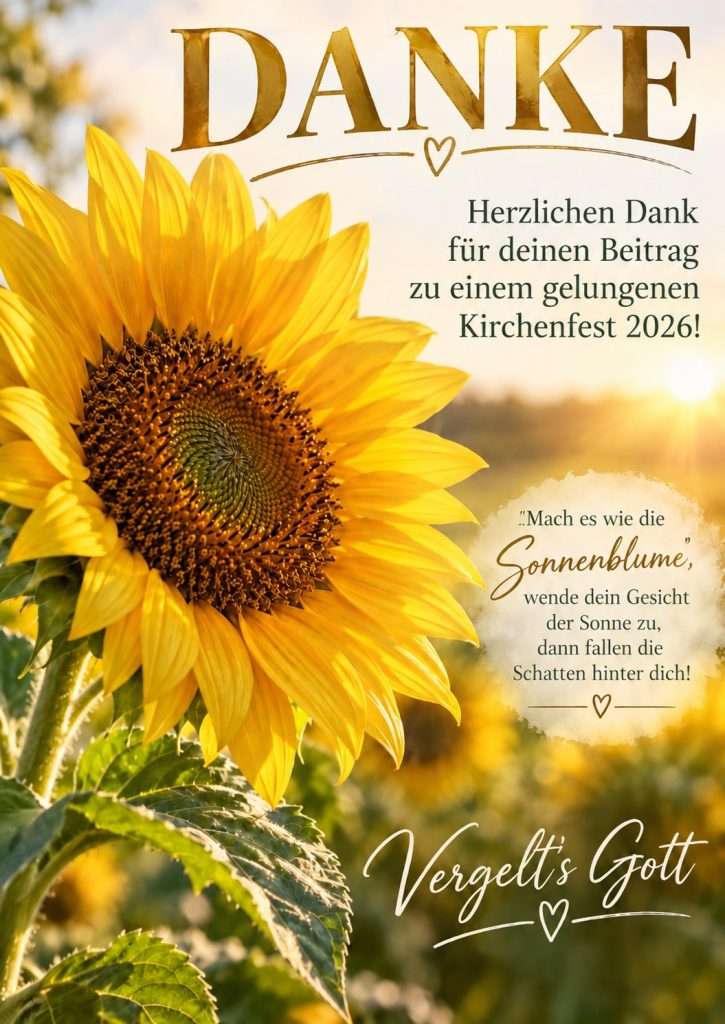 Dankeschön Kirchenfest 2026